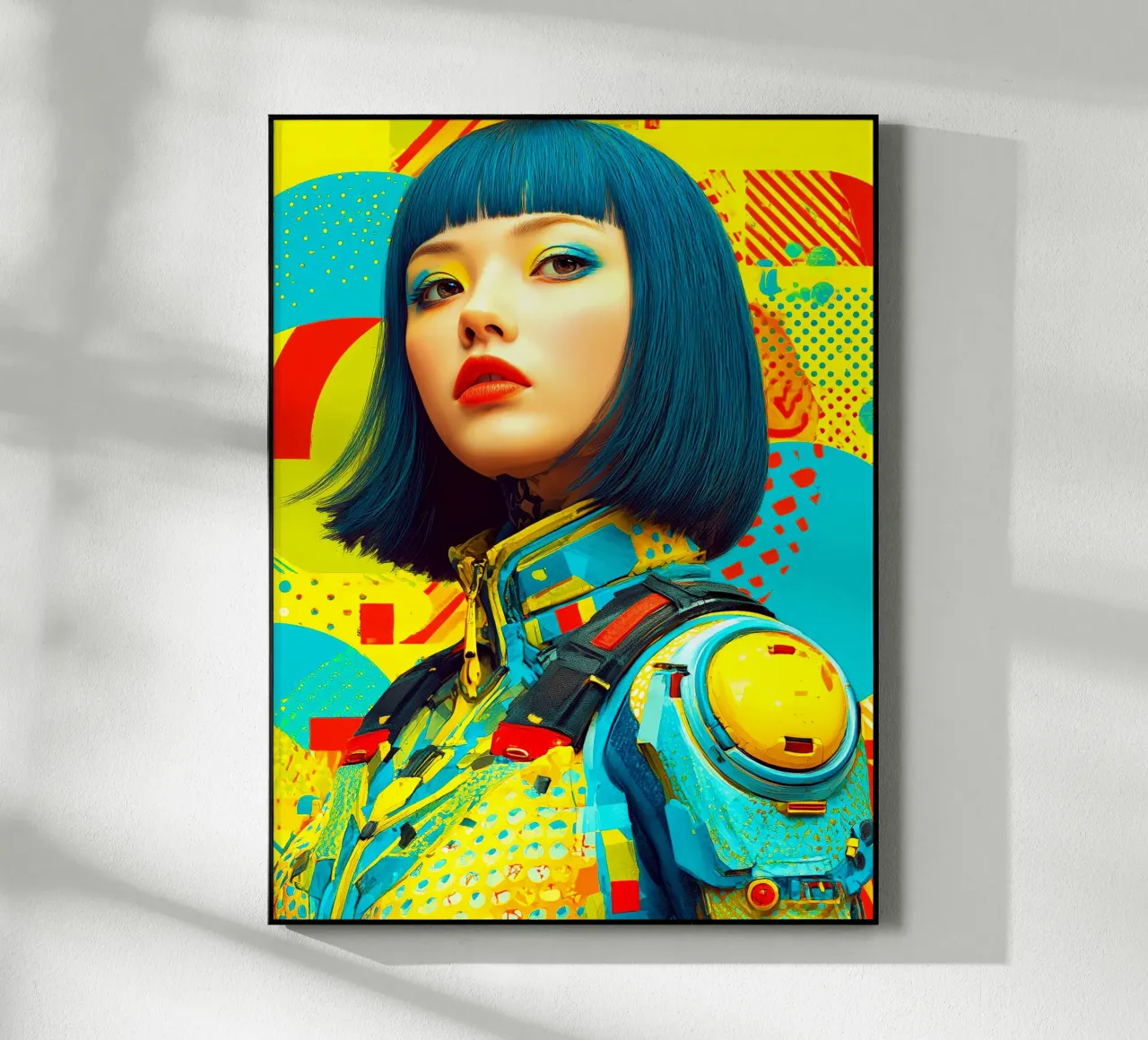 Ragazza colorata plexiglass da Puschkinowa