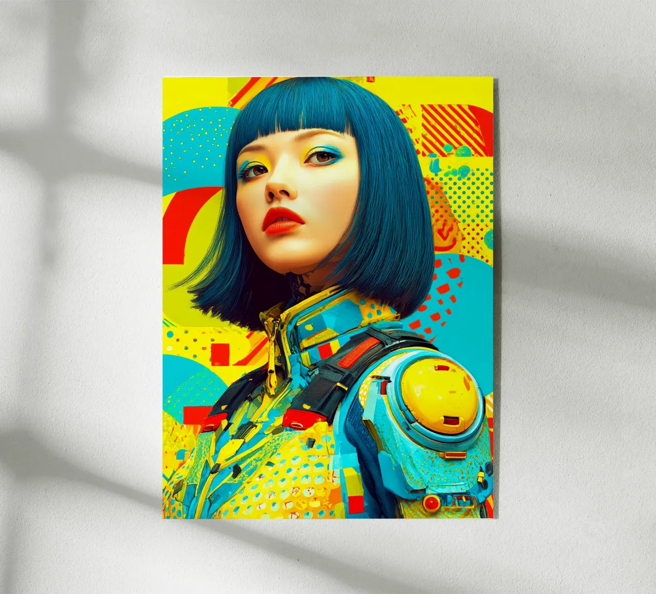 Ragazza colorata plexiglass da Puschkinowa