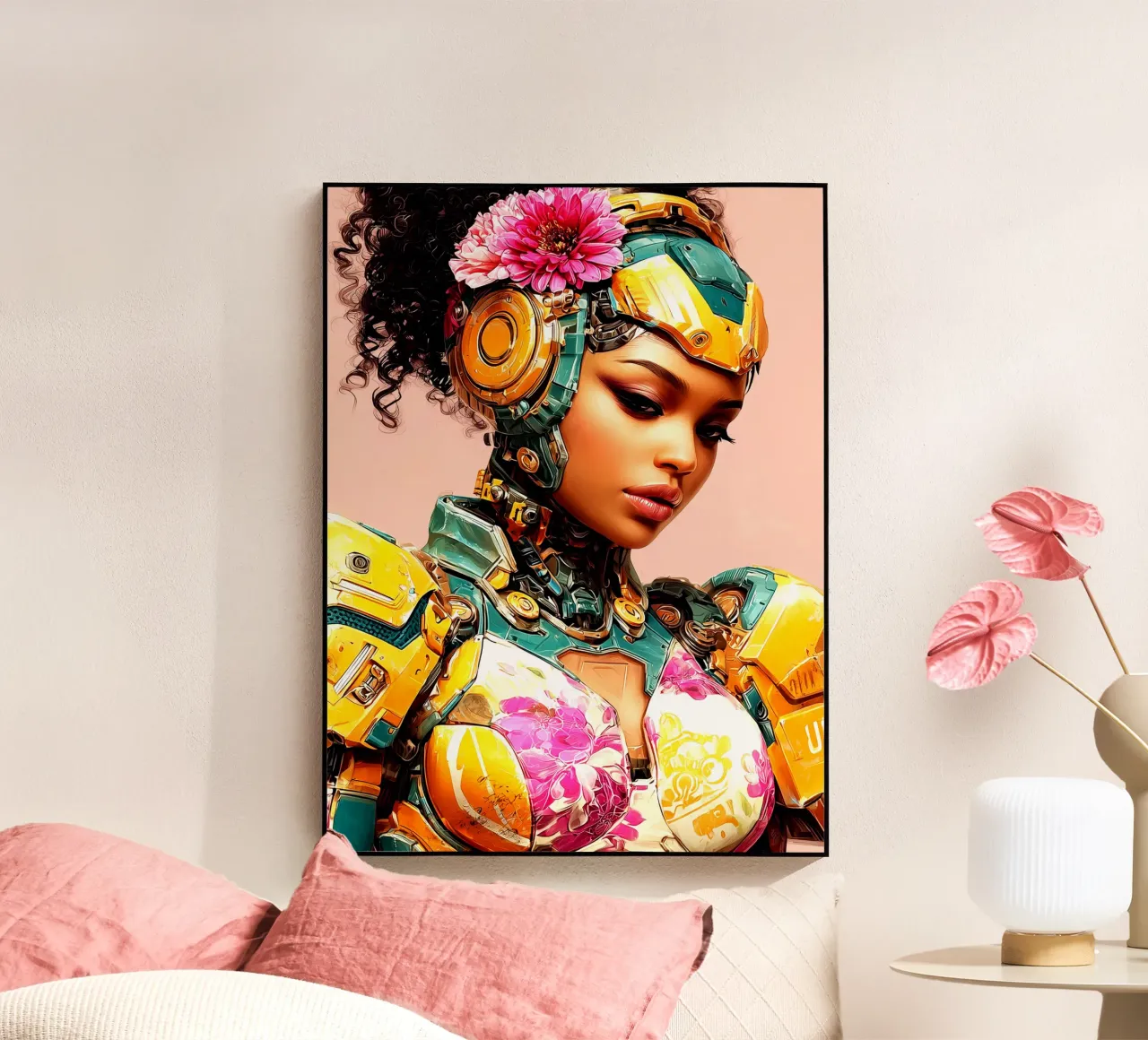 Ragazza colorata plexiglass da Puschkinowa
