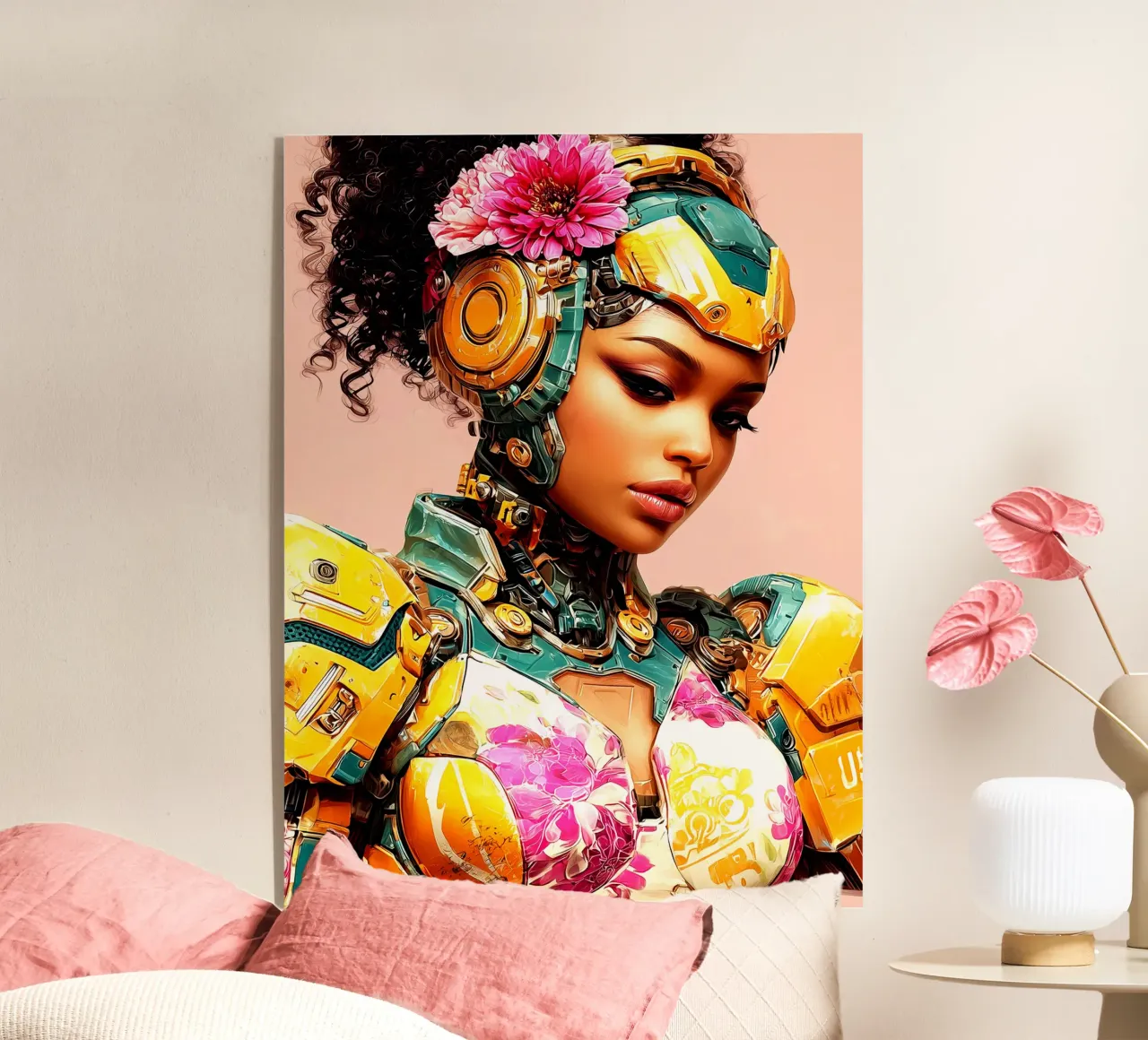 Ragazza colorata plexiglass da Puschkinowa