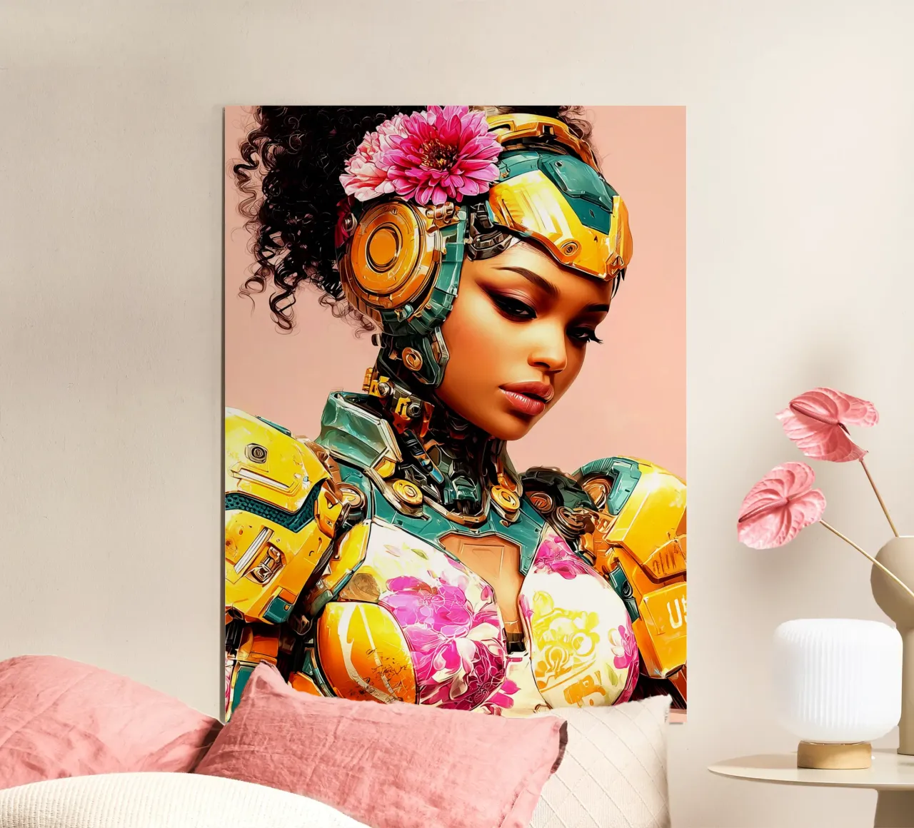 Ragazza colorata poster da Puschkinowa