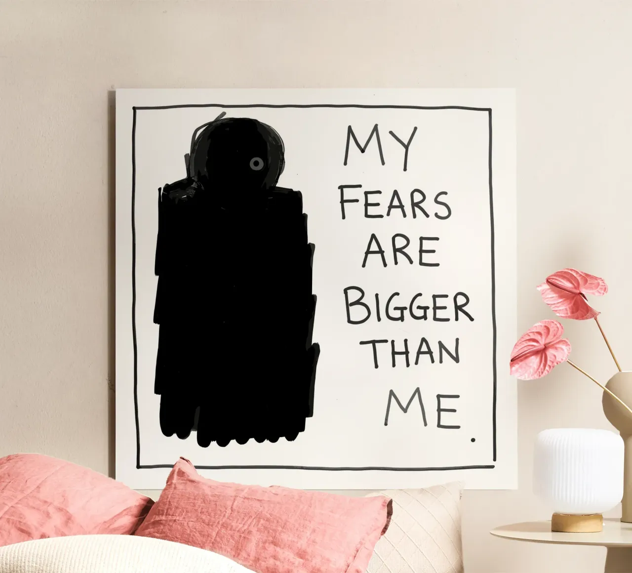 My Fears Are Bigger Than Me pannello forex da vintageshop