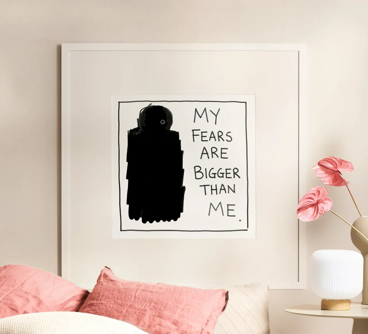 My Fears Are Bigger Than Me poster da vintageshop