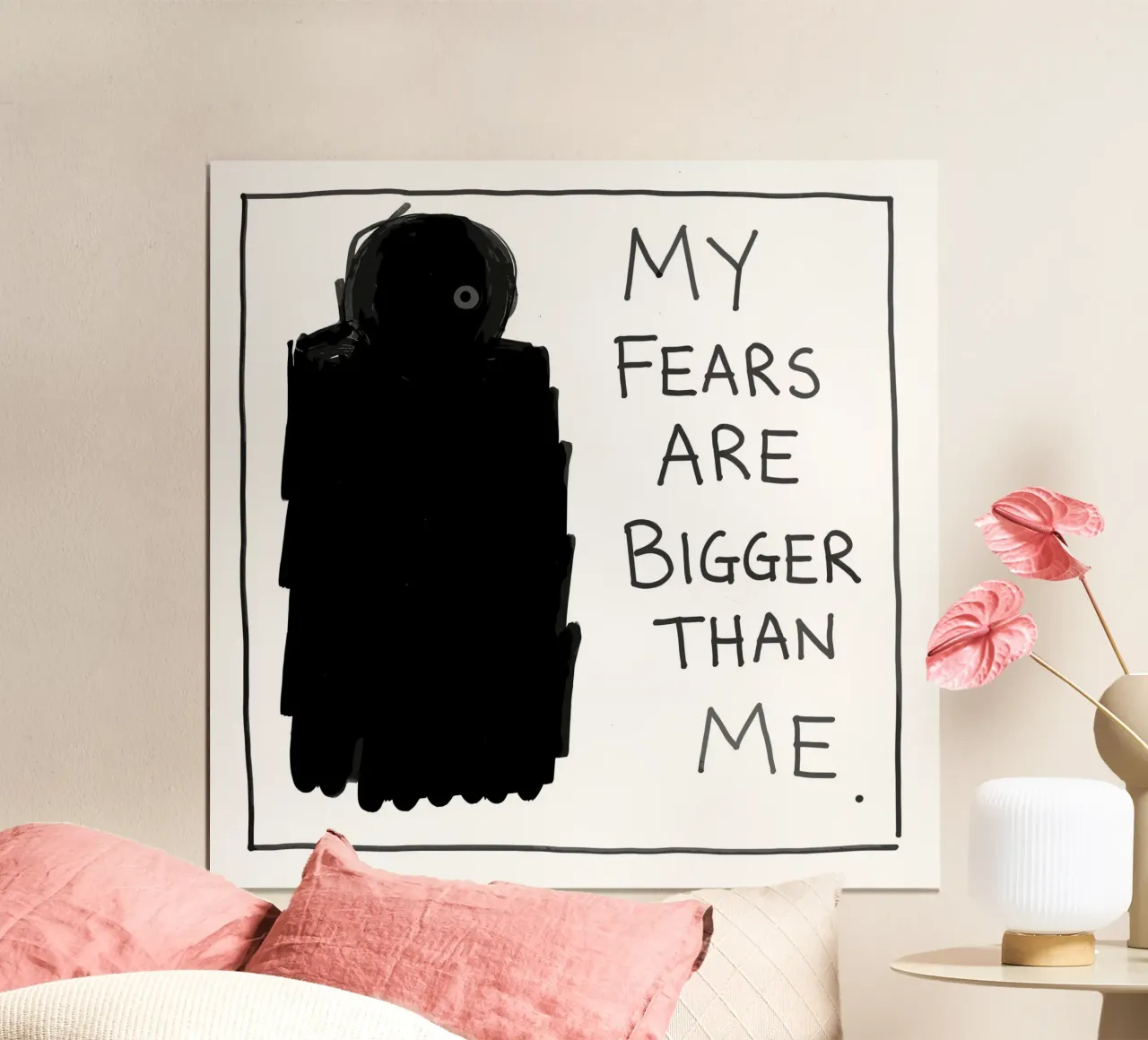 My Fears Are Bigger Than Me poster da vintageshop