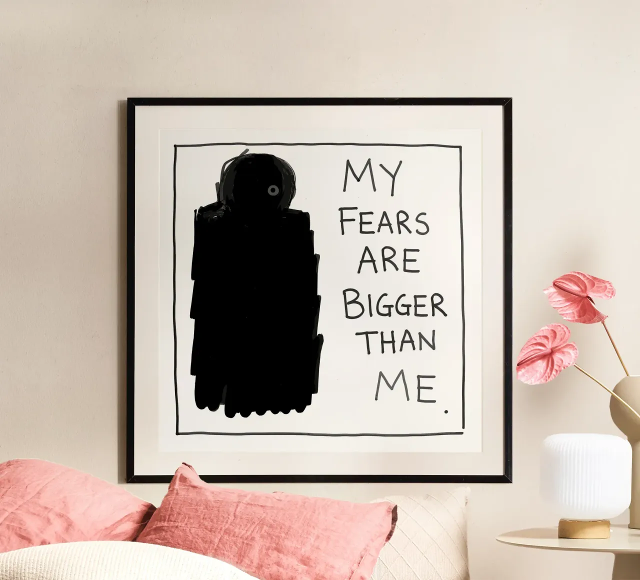 My Fears Are Bigger Than Me poster da vintageshop