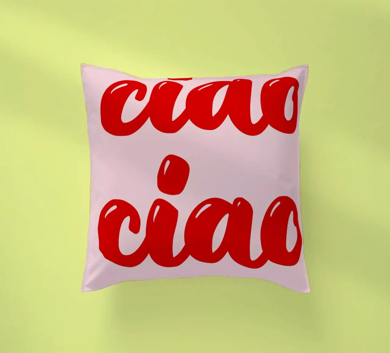 Ciao Ciao coussin de Hej Ibiza by Ute Arnold