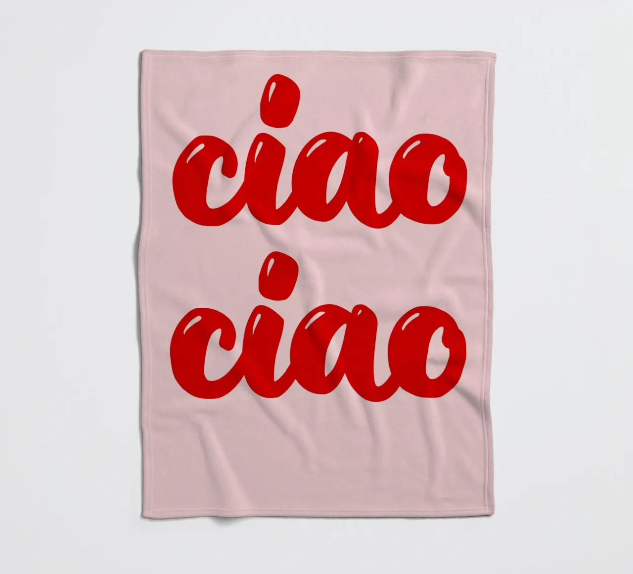 Ciao Ciao Fleecedecke von Hej Ibiza by Ute Arnold