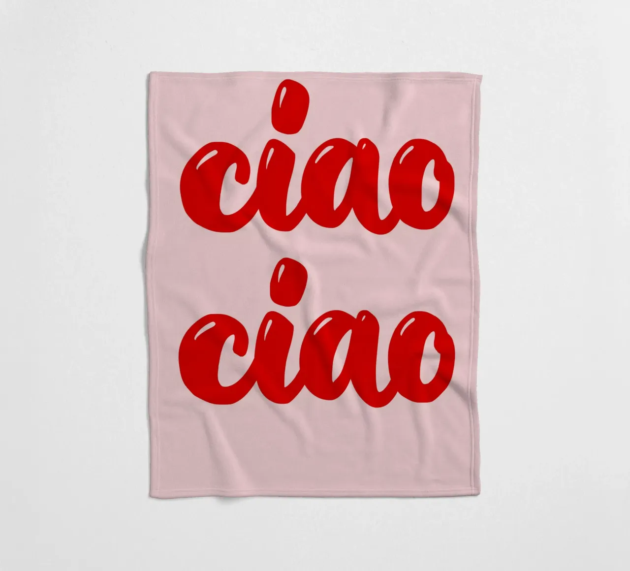 Ciao Ciao Fleecedecke von Hej Ibiza by Ute Arnold