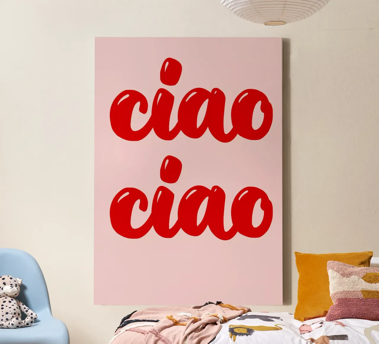 Ciao Ciao canvas van Hej Ibiza by Ute Arnold