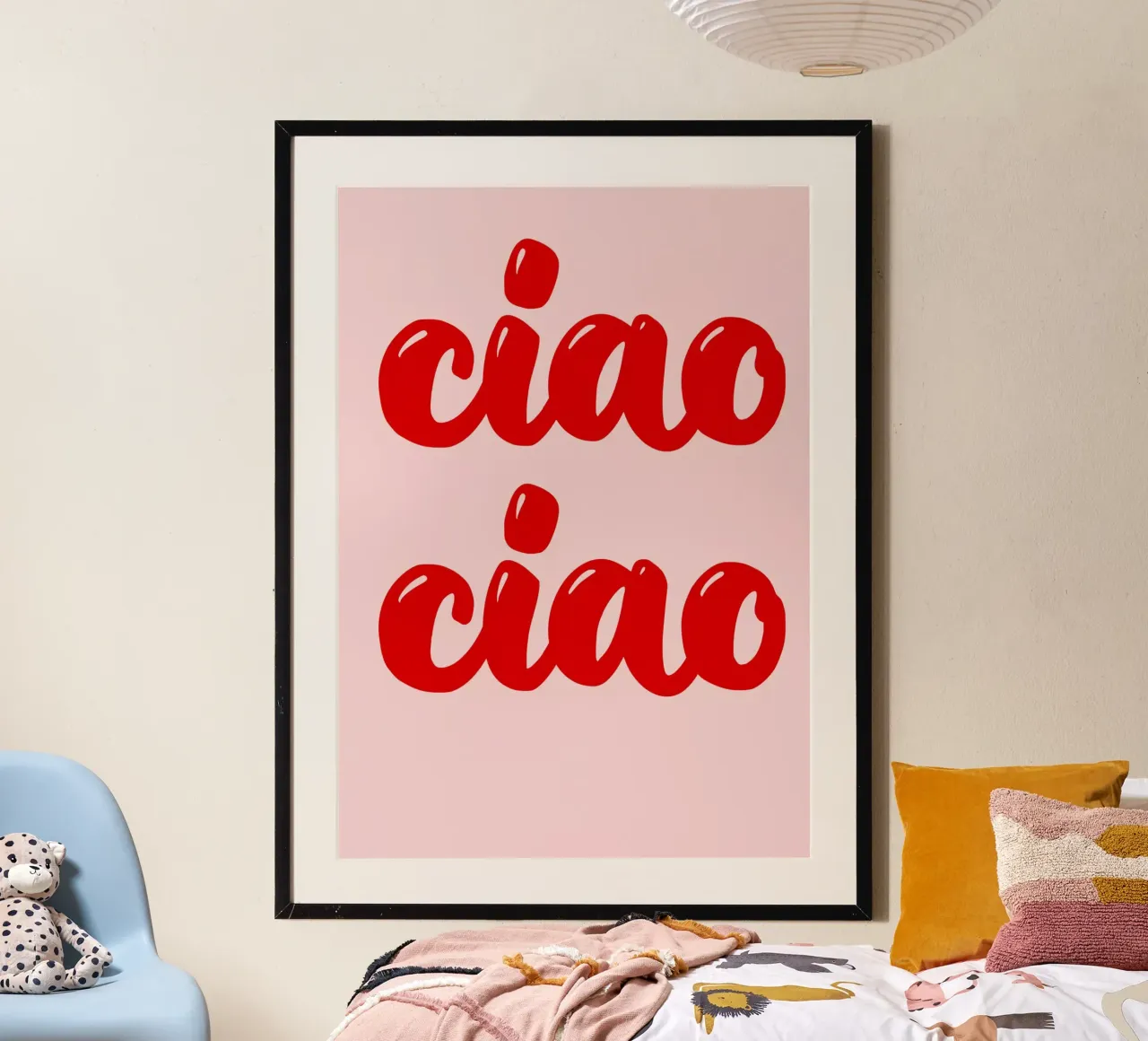 Ciao Ciao poster van Hej Ibiza by Ute Arnold