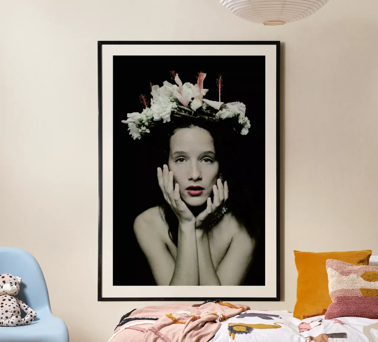 Stephanie poster con telaio in legno da George Griefy