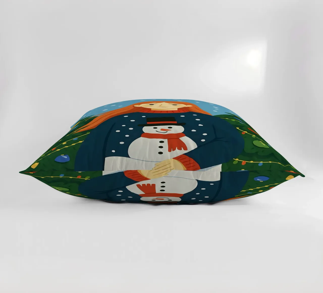 DONNA CALMA A NATALE cuscino da CHRISTMAS ART