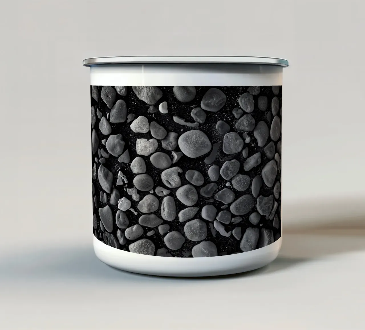 Black Stones tazza in smalto da Fjöllart