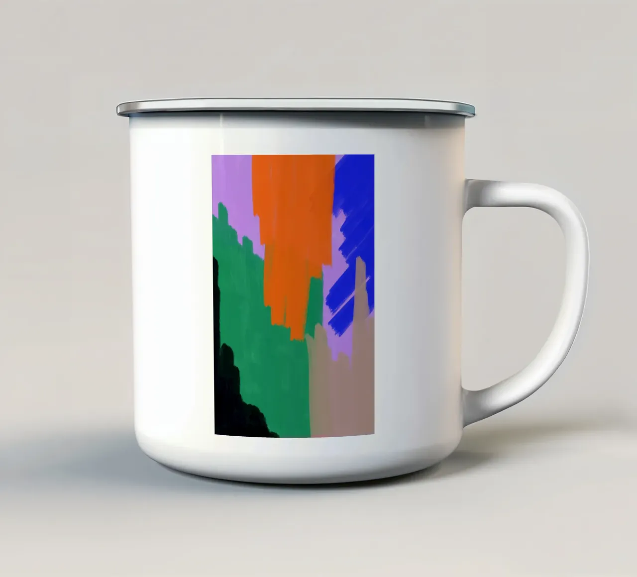 Color crash tazza in smalto da Hej Ibiza by Ute Arnold