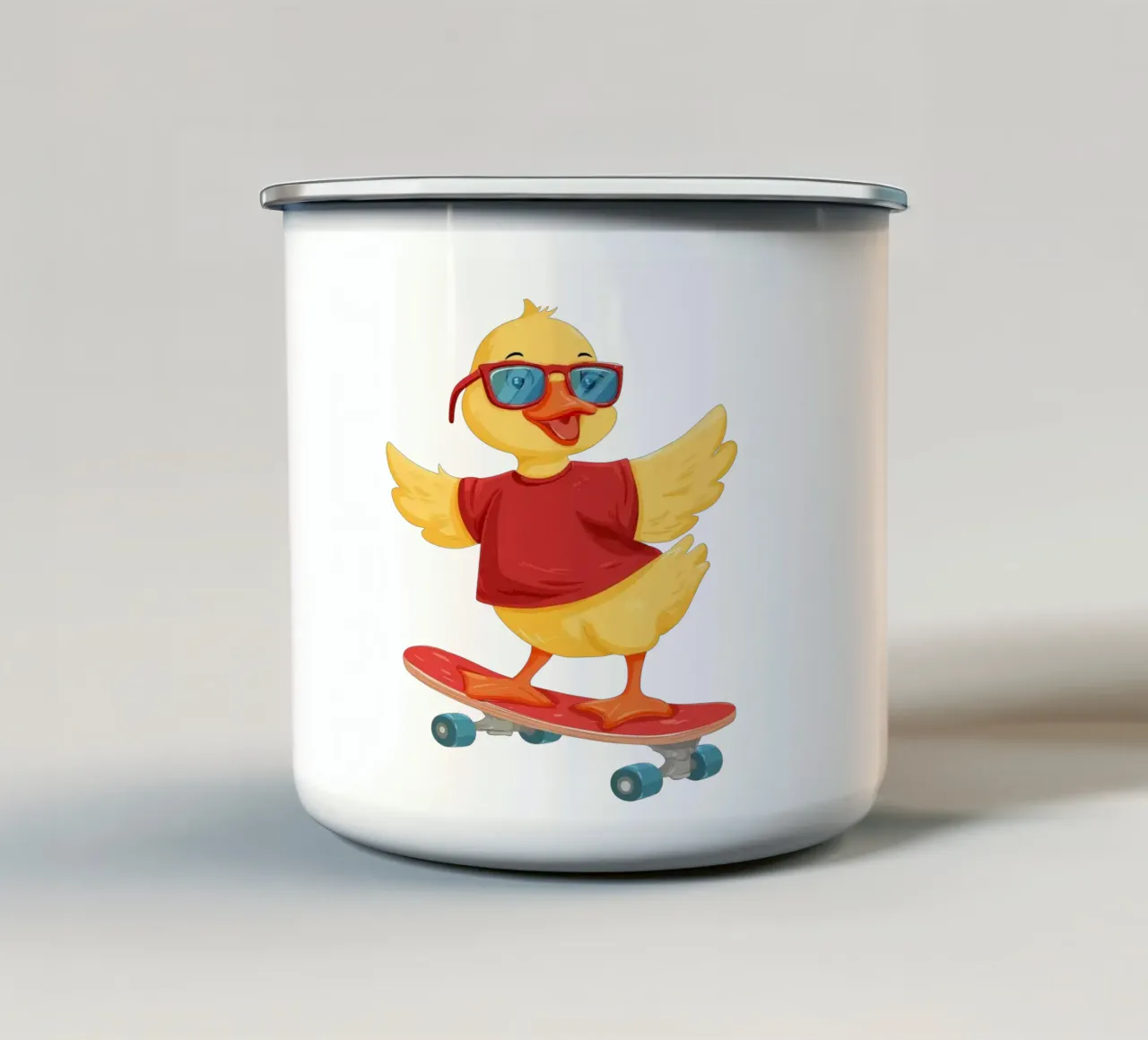 Pollo fresco per bambini tazza in smalto da HookASmile
