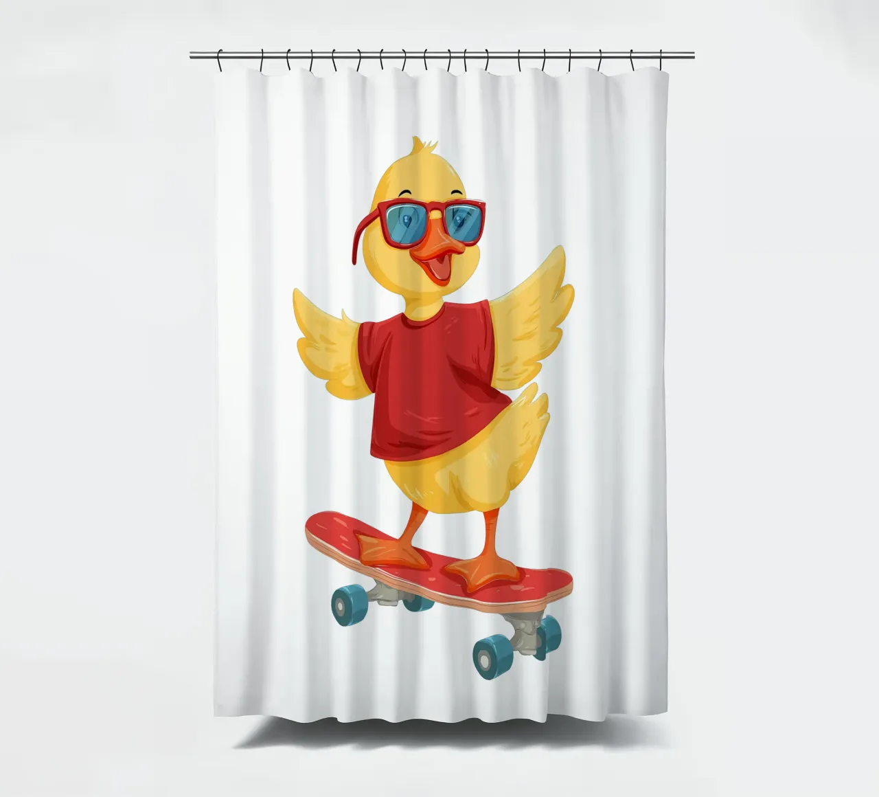 Pollo fresco per bambini tenda da doccia da HookASmile
