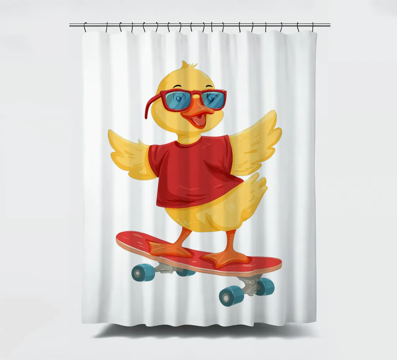 Pollo fresco per bambini tenda da doccia da HookASmile
