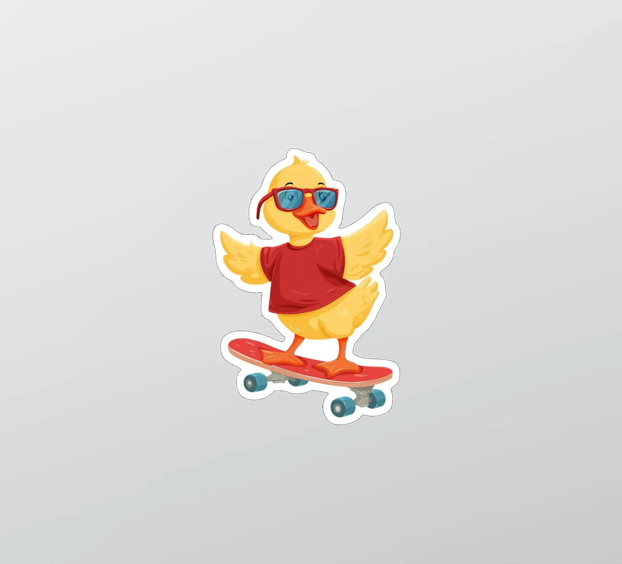 Pollo fresco per bambini adesivo da HookASmile