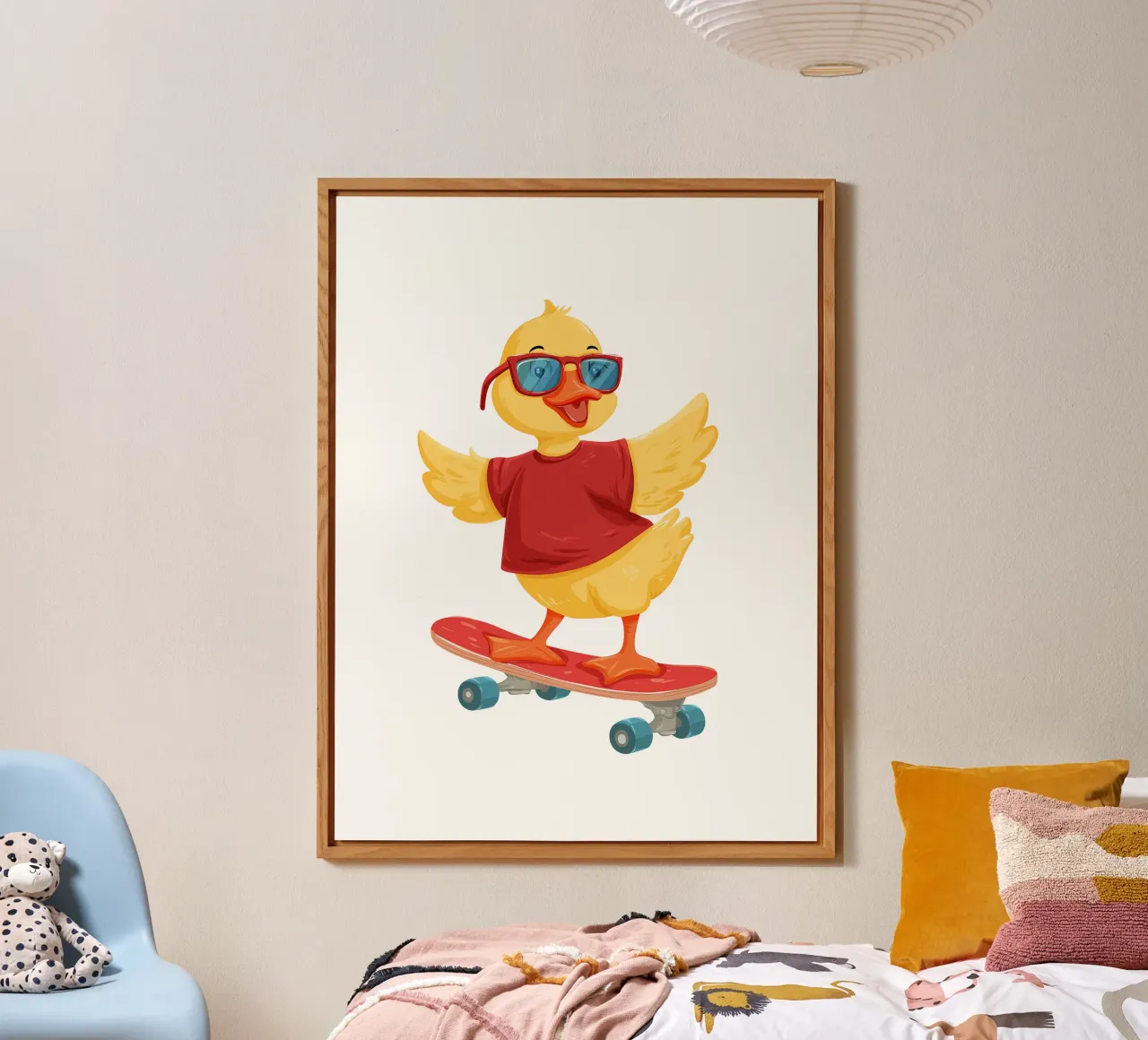 Pollo fresco per bambini pannello forex da HookASmile