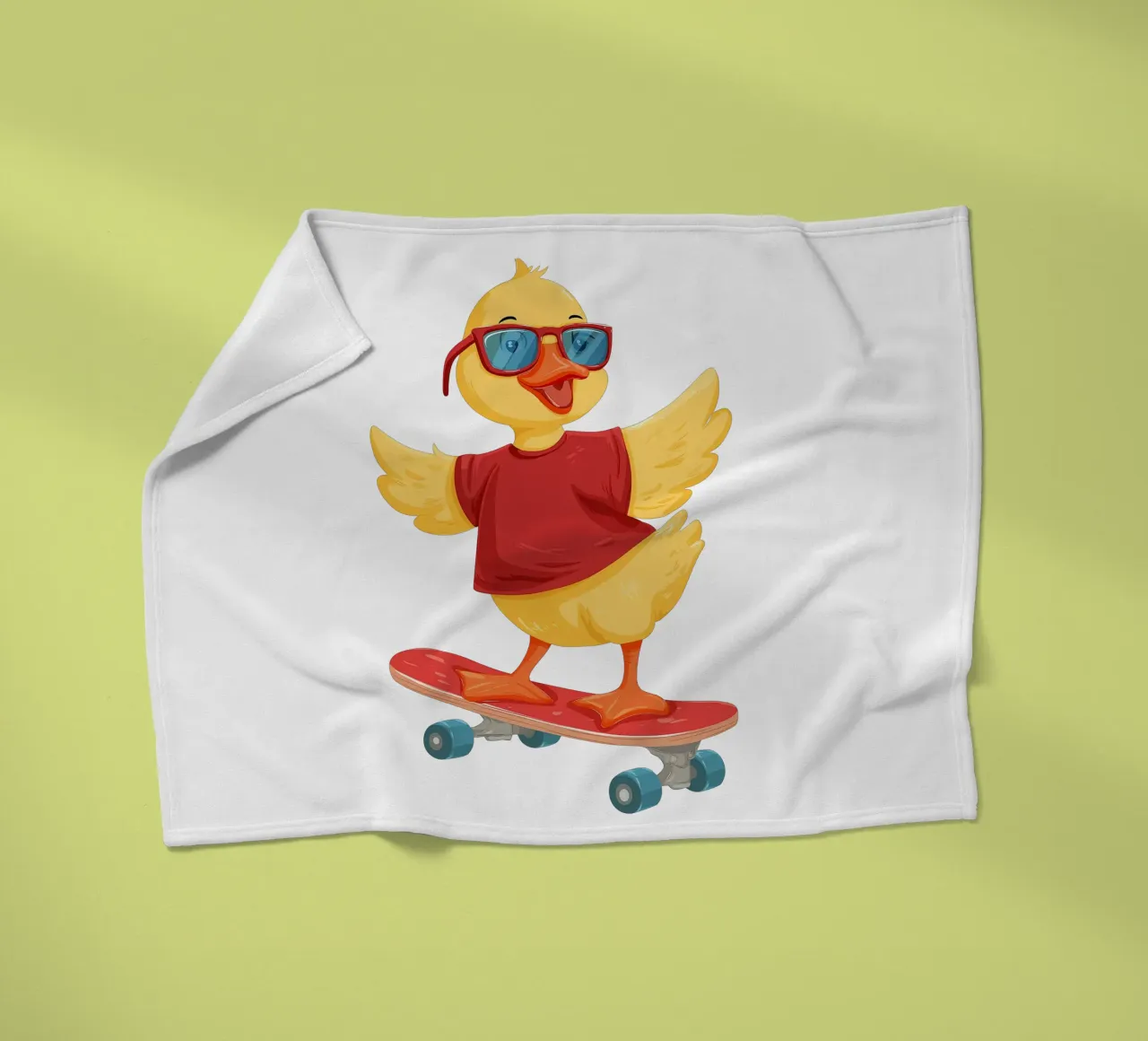 Pollo fresco per bambini coperta in pile da HookASmile