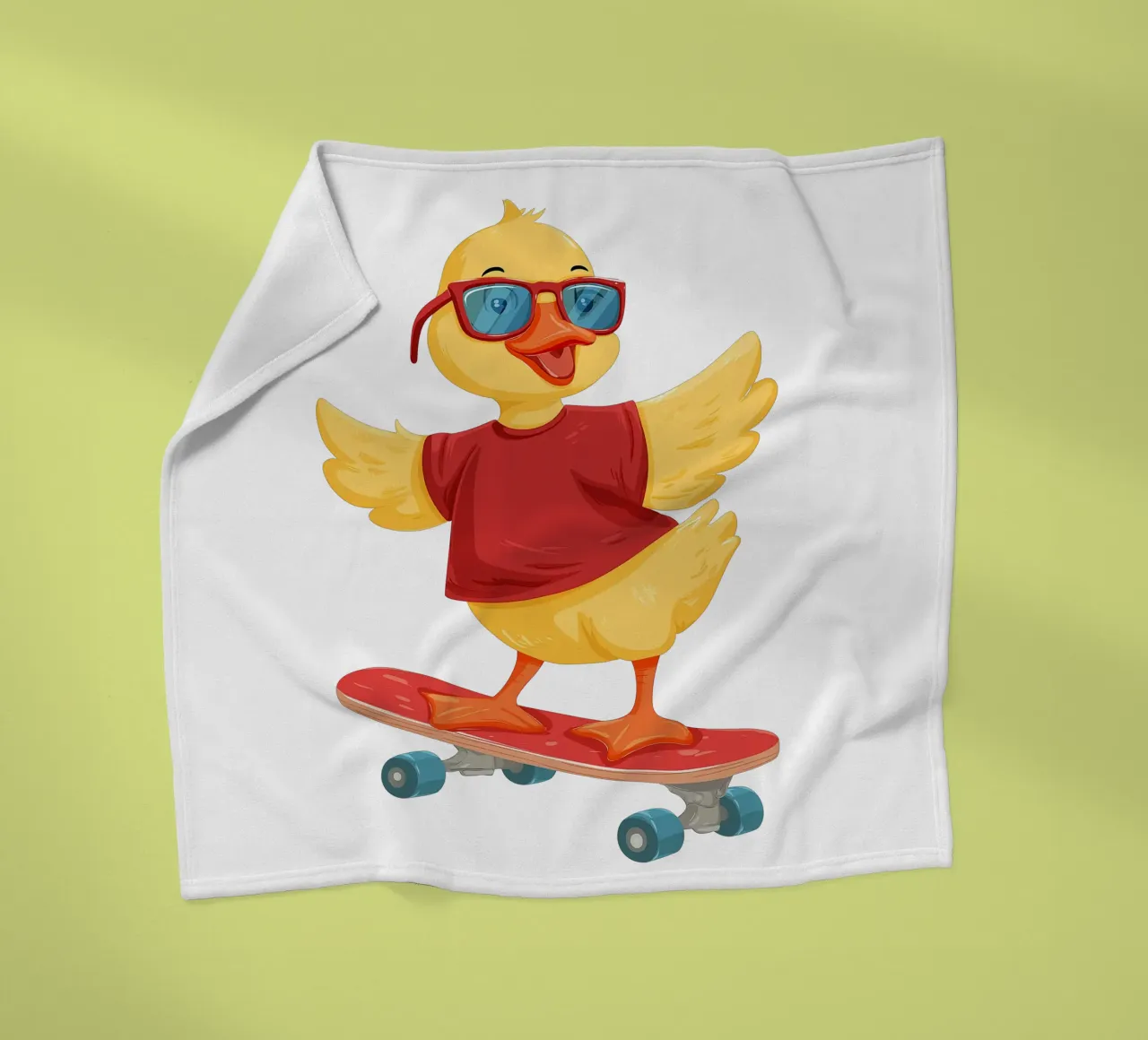 Pollo fresco per bambini coperta in pile da HookASmile