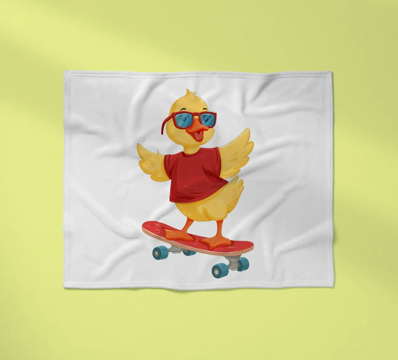 Pollo fresco per bambini coperta in pile da HookASmile