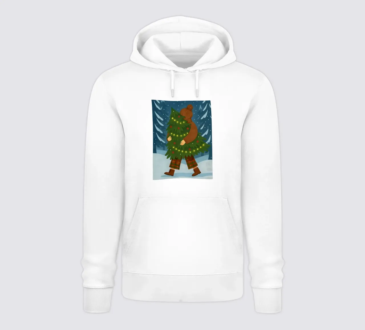 ALBERO DI NATALE felpa con cappuccio da CHRISTMAS ART