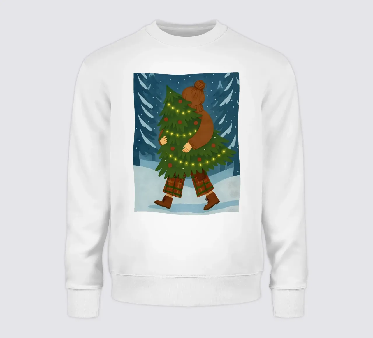 ALBERO DI NATALE felpa da CHRISTMAS ART