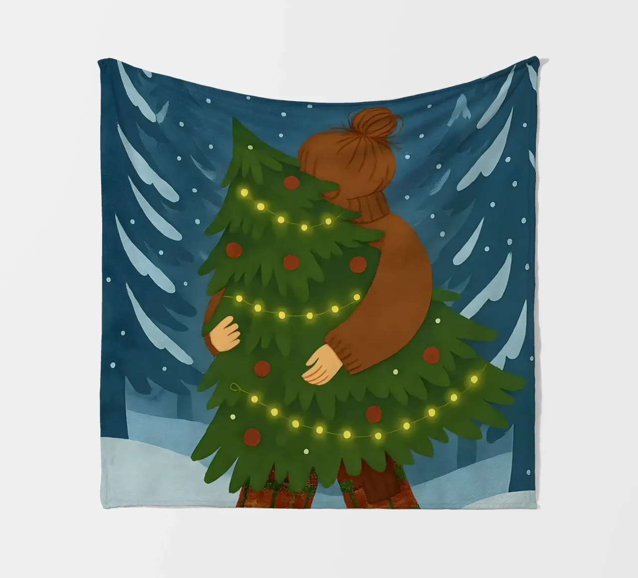 ALBERO DI NATALE coperta in pile da CHRISTMAS ART