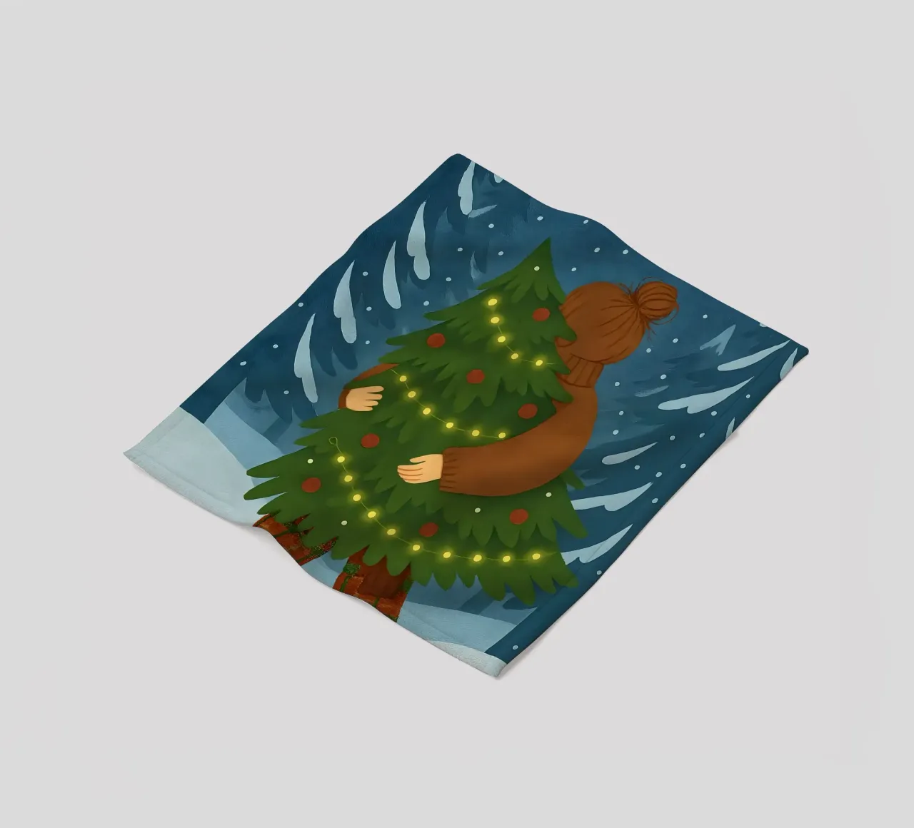 ALBERO DI NATALE coperta in pile da CHRISTMAS ART