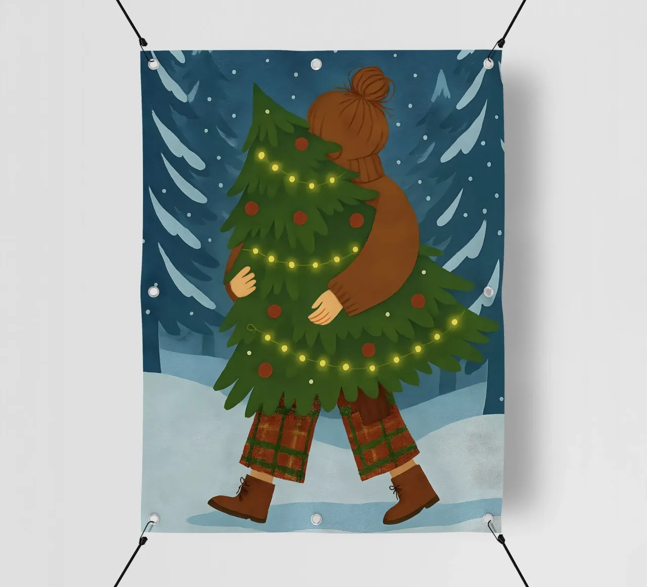 ALBERO DI NATALE telo in pvc da CHRISTMAS ART