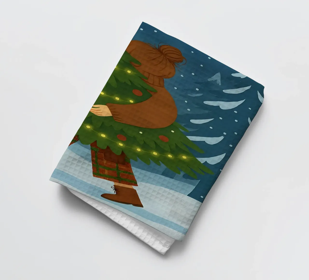 ALBERO DI NATALE canovaccio da cucina da CHRISTMAS ART