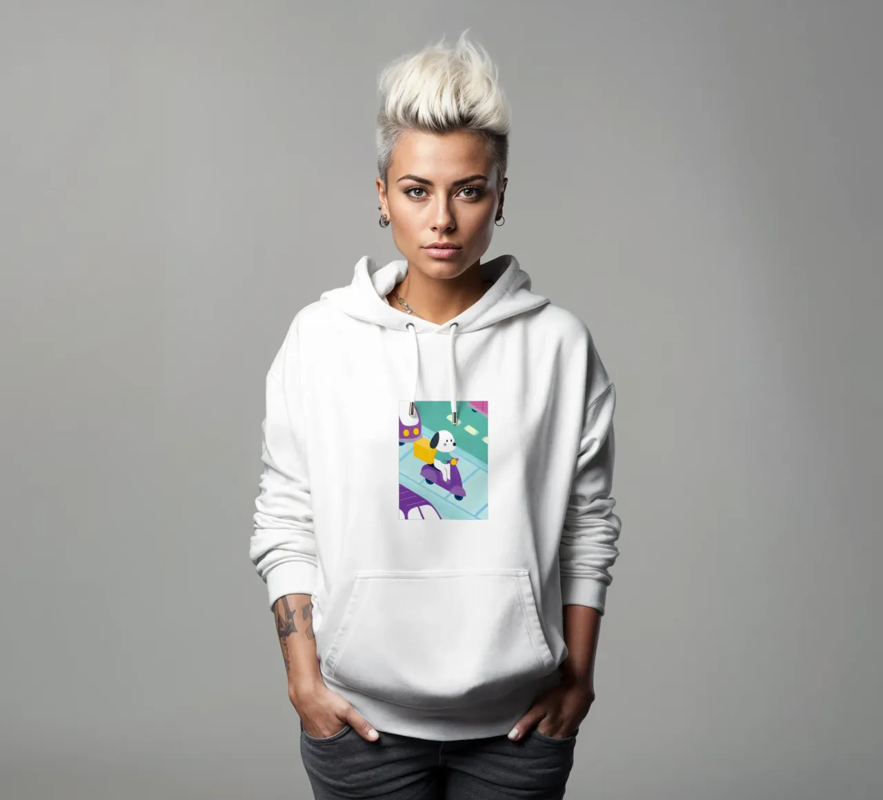 Cane da consegna felpa con cappuccio da LOYAL SHOP