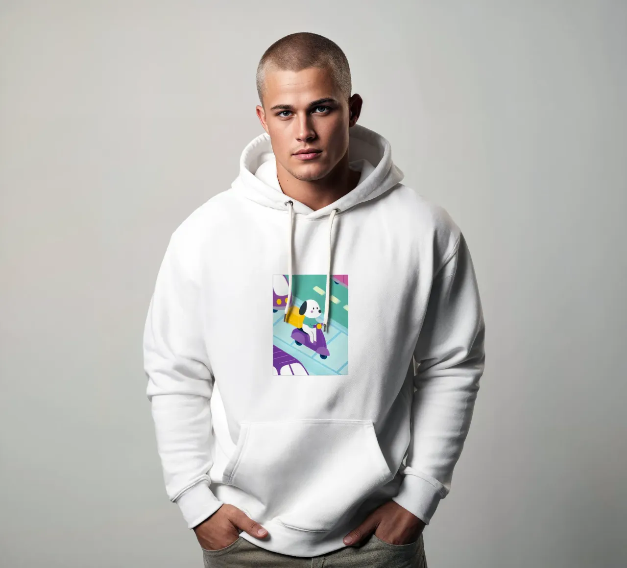 Cane da consegna felpa con cappuccio da LOYAL SHOP