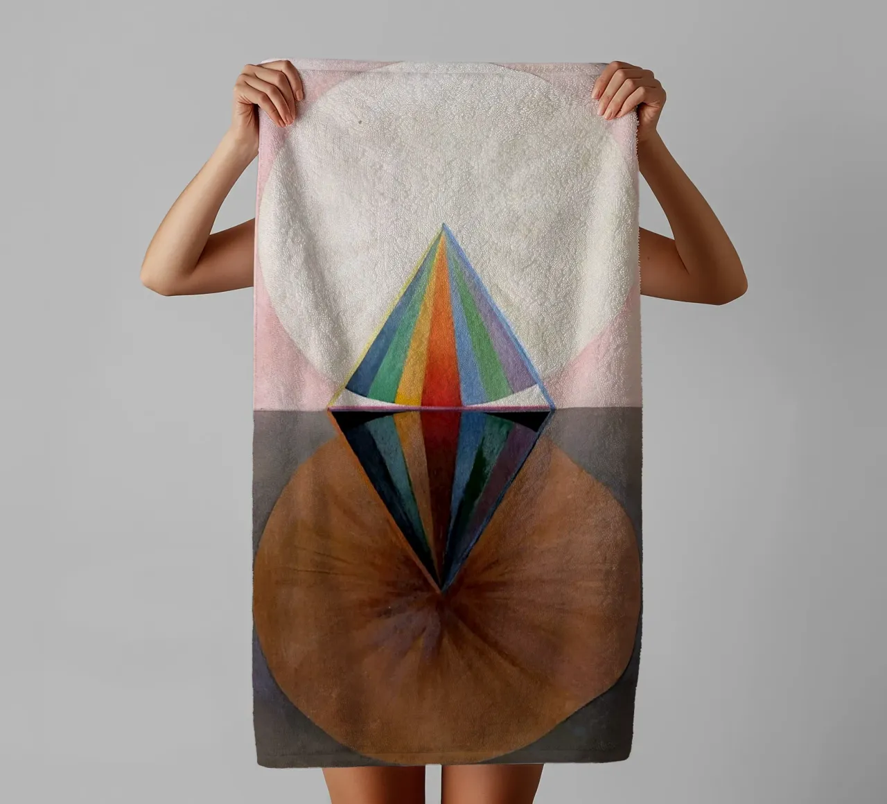 Hilma Af Klint - The Swan No. 12 Group IXSUW 1915 towel by William Store