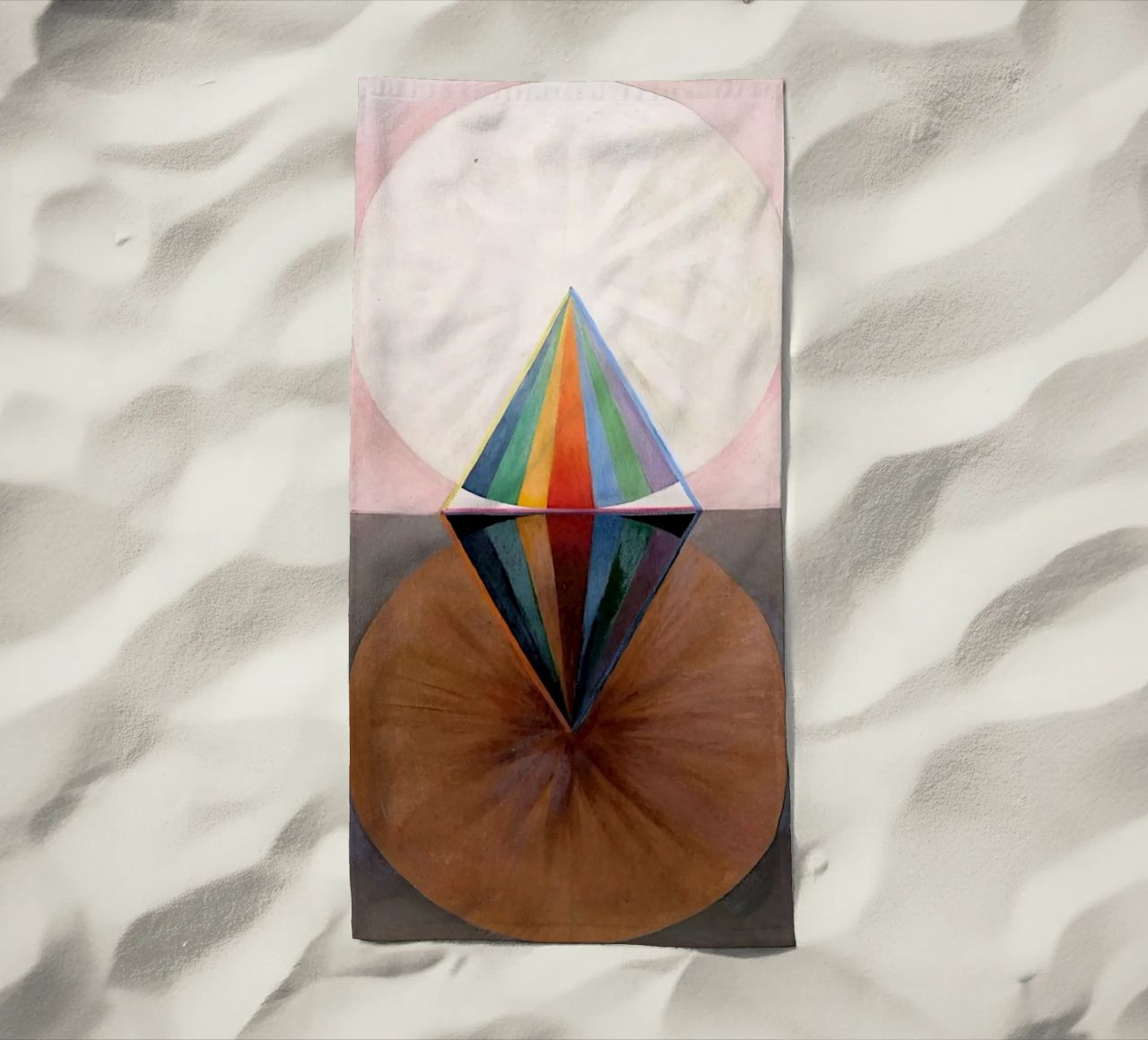 Hilma Af Klint - Il cigno n. 12 Gruppo IXSUW 1915 telo mare da William Store
