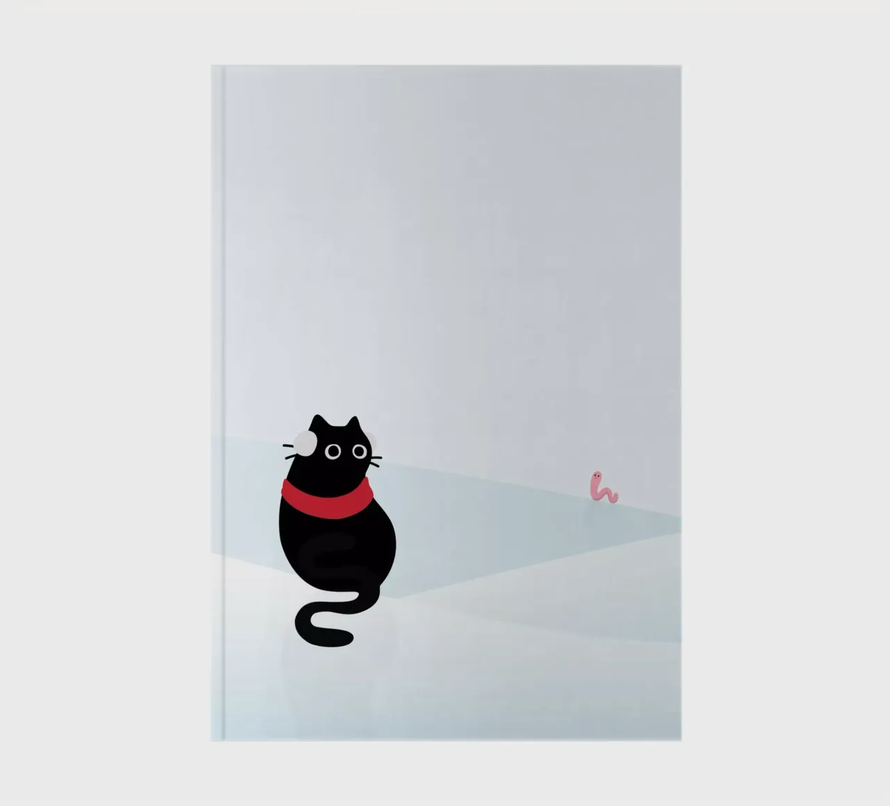 Cat & Worm #1 notebook by Hightown Design