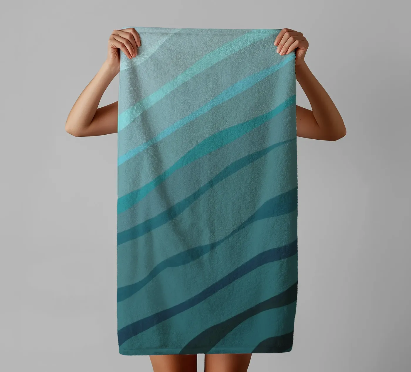 Arctic Current towel by Marosie