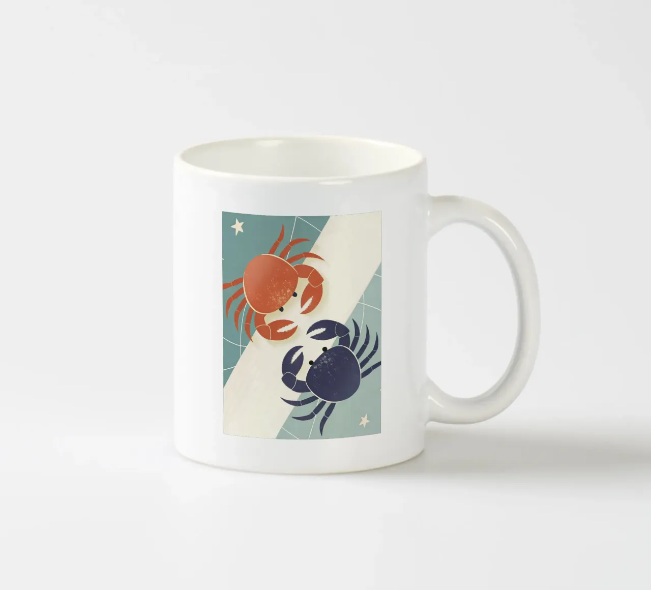 Due granchi tazza in ceramica da LOYAL SHOP