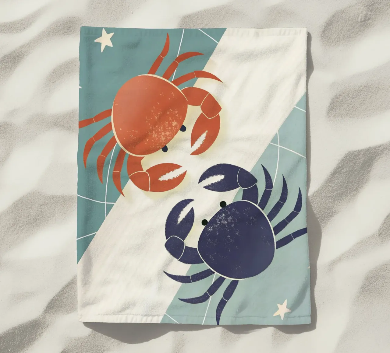 Due granchi telo mare da LOYAL SHOP