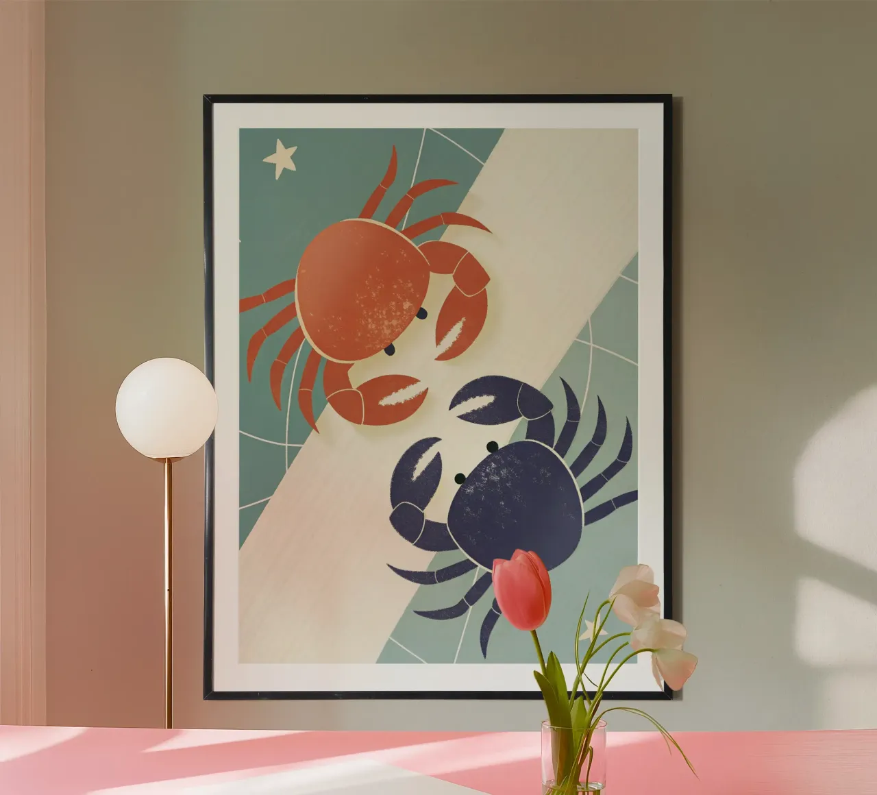 Two Crabs poster da LOYAL SHOP