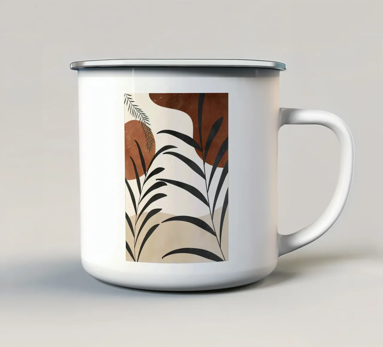 BOTANICA TROPICALE tazza in smalto da Locquinn Fuller