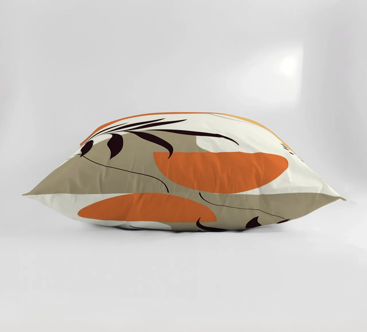Forme di linee di foglie tropicali cuscino da Locquinn Fuller