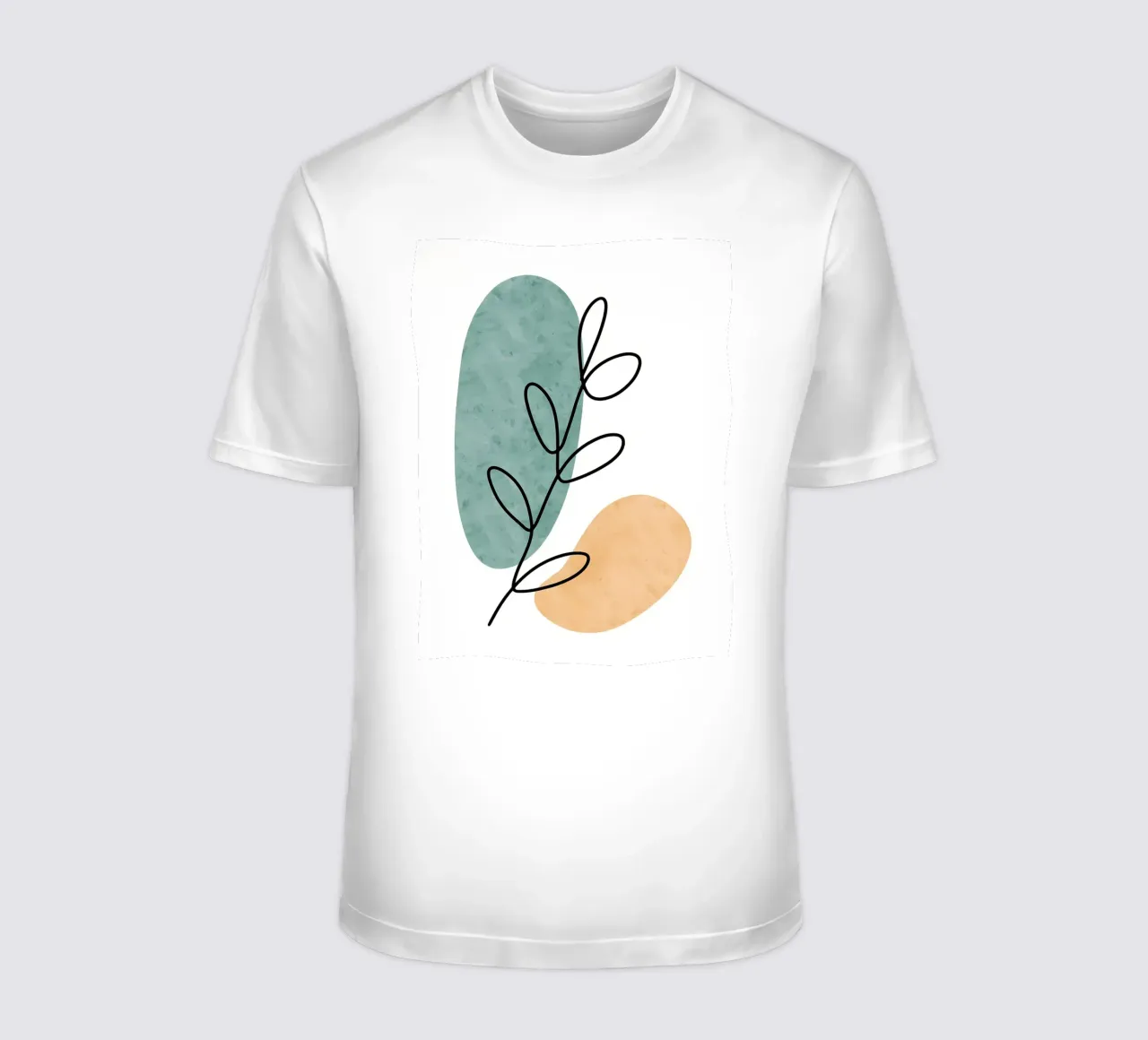 Botanico astratto t-shirt da Locquinn Fuller