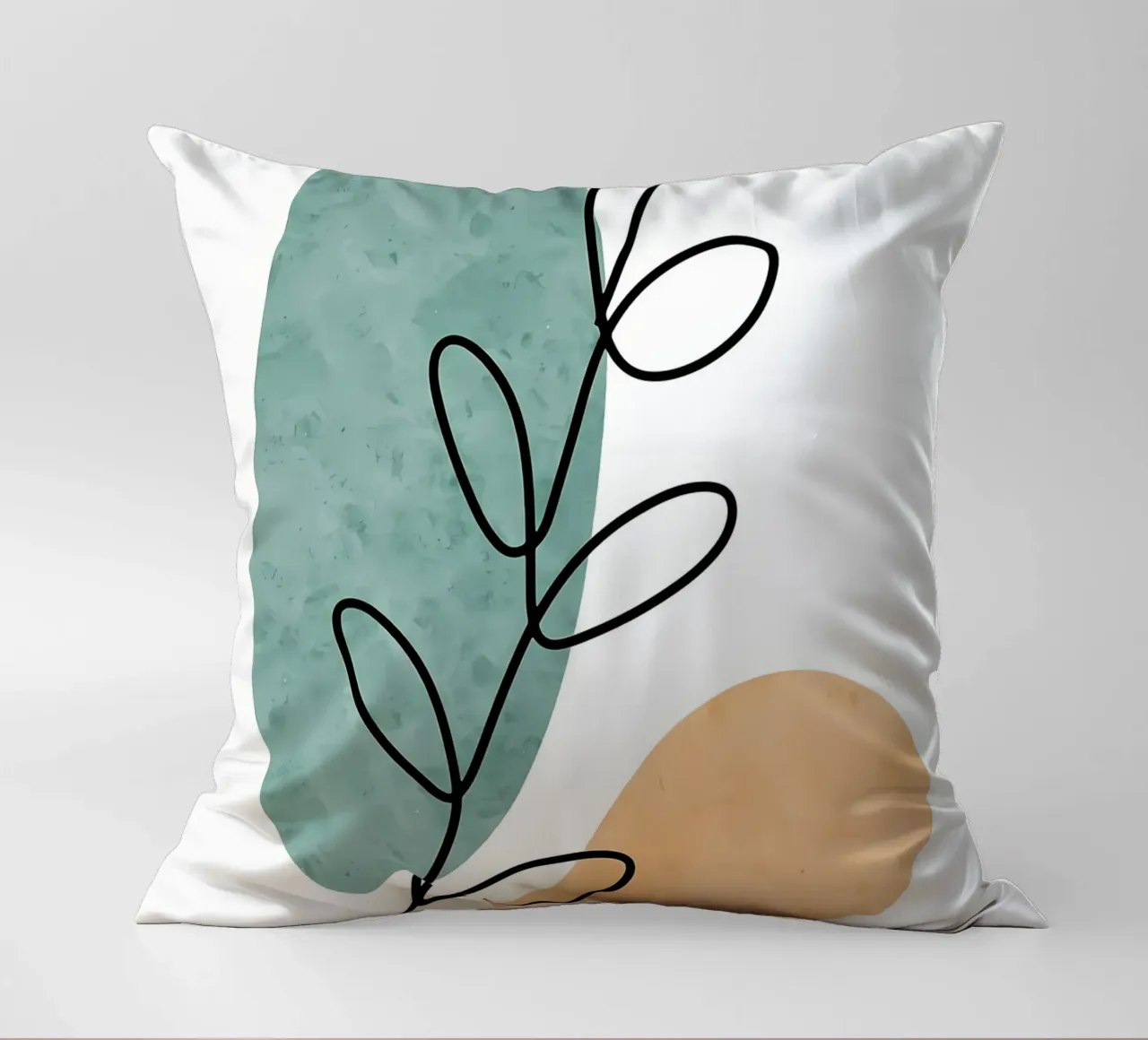 Botanico astratto cuscino da Locquinn Fuller