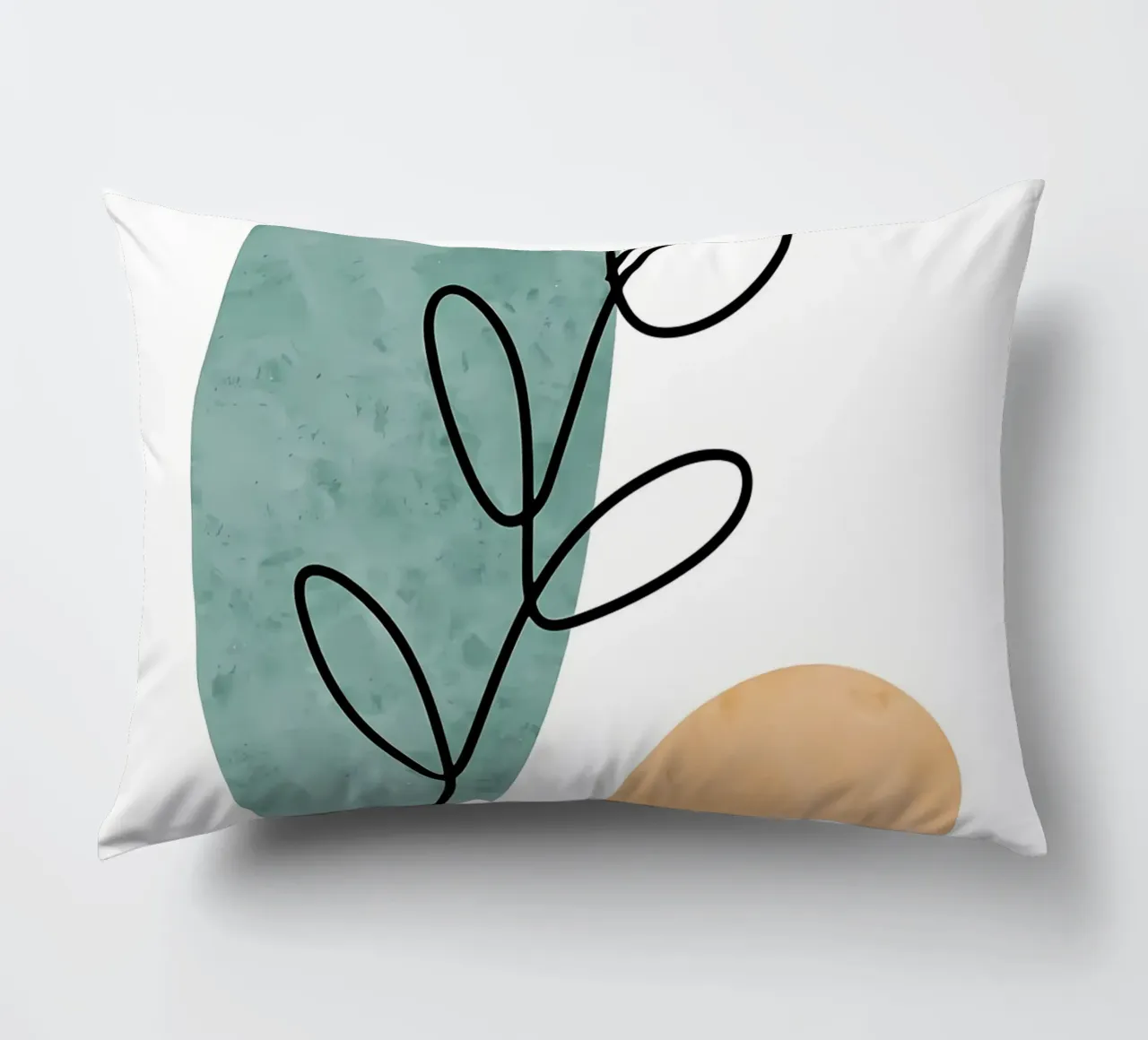 Botanico astratto cuscino da Locquinn Fuller