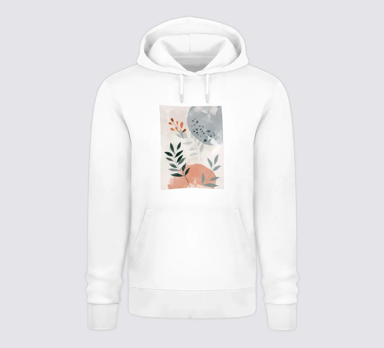 Astratto floreale felpa con cappuccio da Locquinn Fuller
