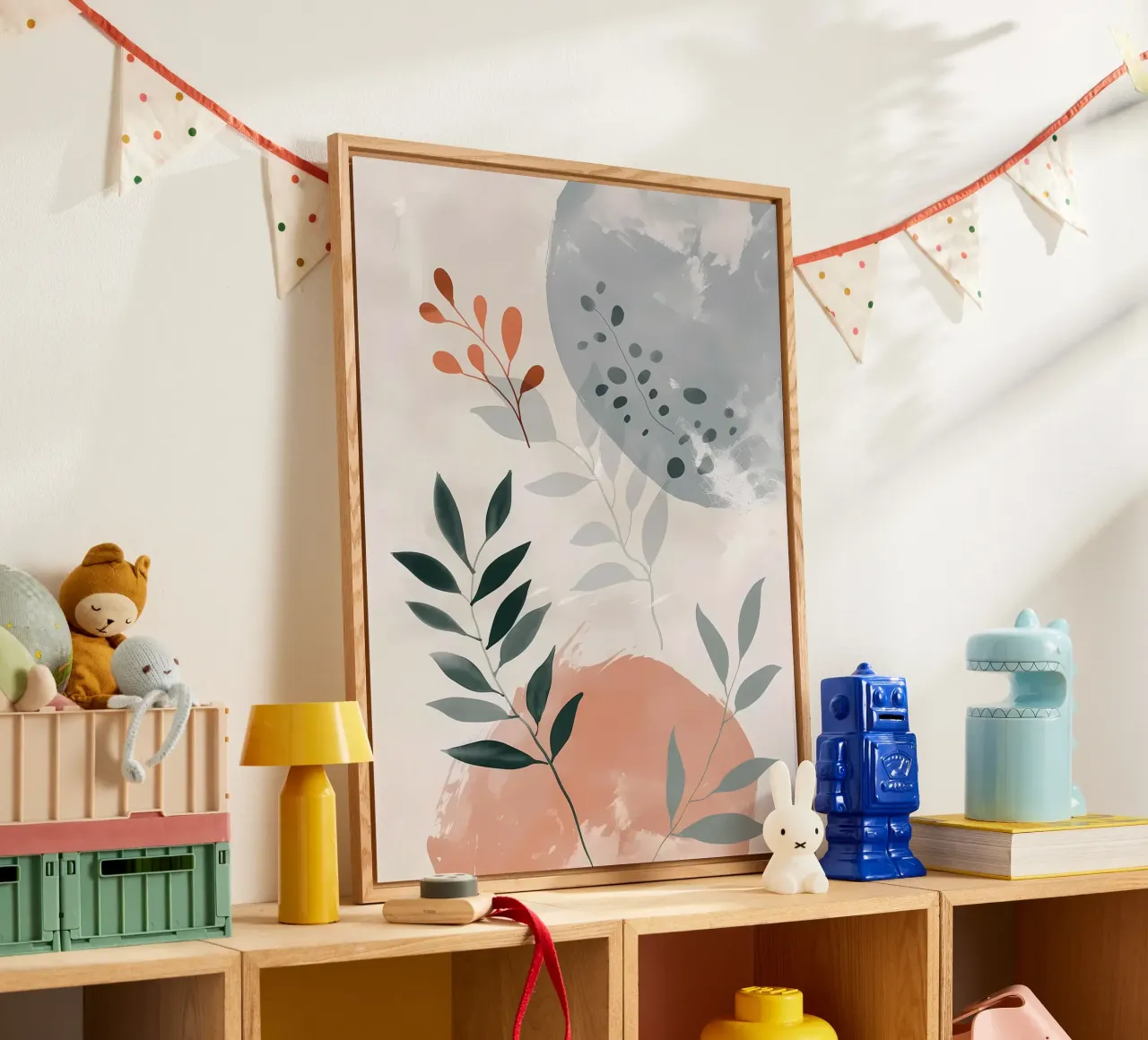 Astratto floreale plexiglass da Locquinn Fuller