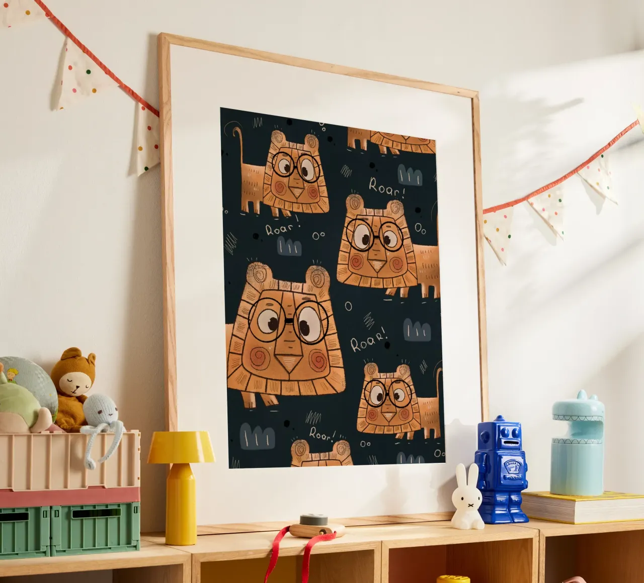 Nelli Suneli - Slimme leeuwen hahnemühle van The Artcircle