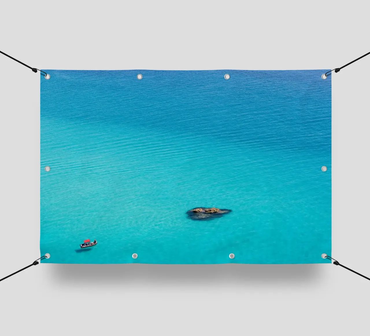 Sailing on the Mediterranean Sea telo in pvc da photolovers